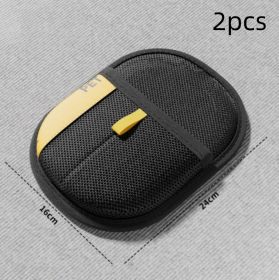 Cat Hair Cleaner Cat Hair Removal And Adsorption Artifact Hair Brush (Option: Black-2PCS)